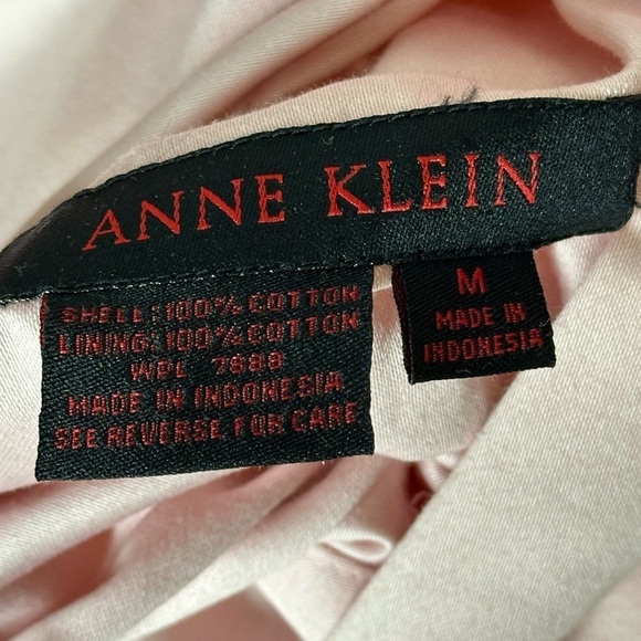 Anne Klein Reversible Hooded Raincoat Floral Multicolor/ Pastel Pink Vintage M - Picture 13 of 16